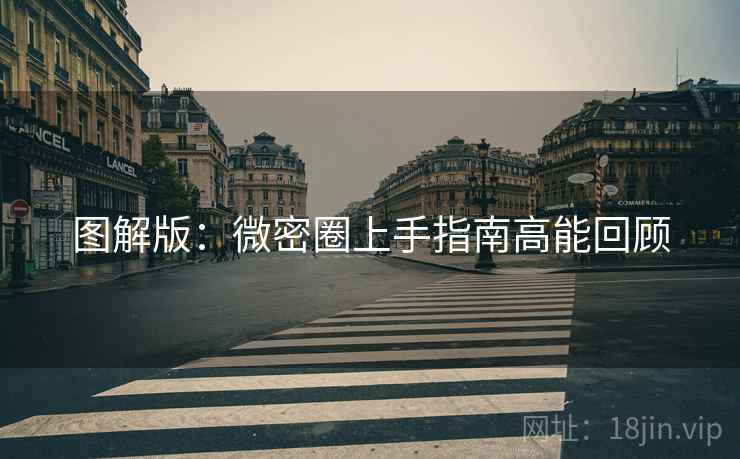 图解版：微密圈上手指南高能回顾