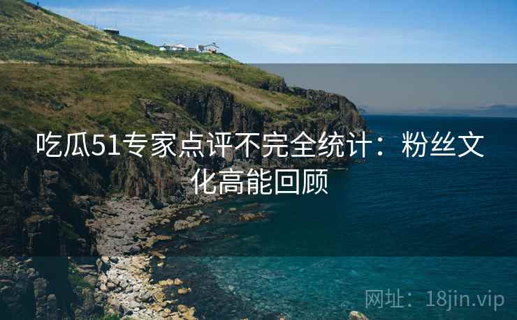 吃瓜51专家点评不完全统计：粉丝文化高能回顾
